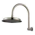 Montpellier Shower Arm and Rose Warm Brushed Nickel