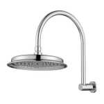 Modern National Montpellier Shower Arm and Rose Chrome