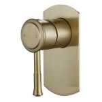 Modern National Montpellier Shower Mixer Brushed Bronze