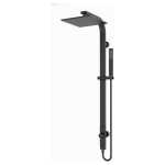 Nero Rain Shower Square Single Hose Set 2 in 1 Shower Matte Black