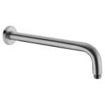 Nero Round Wall Shower Arm 330mm Gunmetal