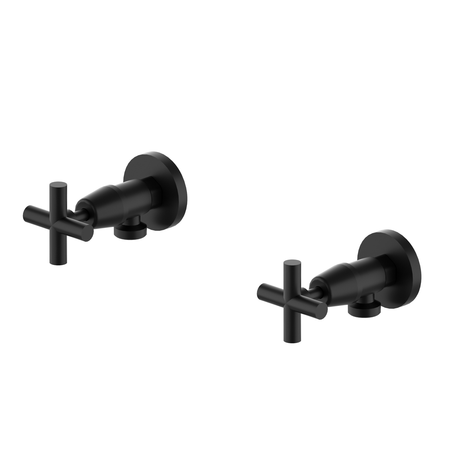 Nero X Plus Washing Machine Taps Black