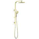 Nero Mecca Bianca Twin Shower Set 2 in 1 Brushed Gold