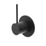 Nero Mecca Shower Mixer Handle Up Matte Black