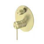 Nero Mecca Shower Mixer With Diverter Brushed Gold