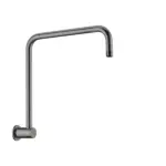 Nero Dolce Round Swivel Shower Arm Gun Metal Grey