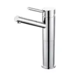 Nero Dolce Tall Basin Mixer Angle Spout Chrome