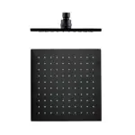 Nero Square Shower Head 250mm Matte Black