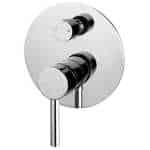 Nero DOLCE SHOWER MIXER WITH DIVERTER Chrome