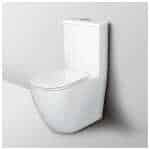 Fienza ALIX Rimless Ambulant Back-to-Wall Toilet Suite Slim Seat Short Projection