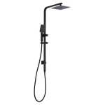 Ovia Black 2 in 1 Square Shower Station Single Hose