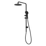 Ovia Black 2 in 1 Round Shower Station Single Hose