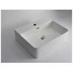 Ovia 520x420x150mm Wall Hung 1 Tap Hole Basin