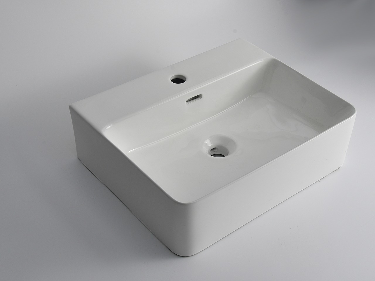 Ovia 520x420x150mm Wall Hung 1 Tap Hole Basin