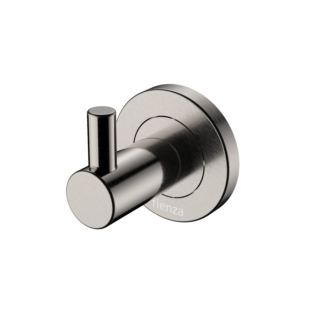 Fienza Kaya Robe Hook Brushed Nickel