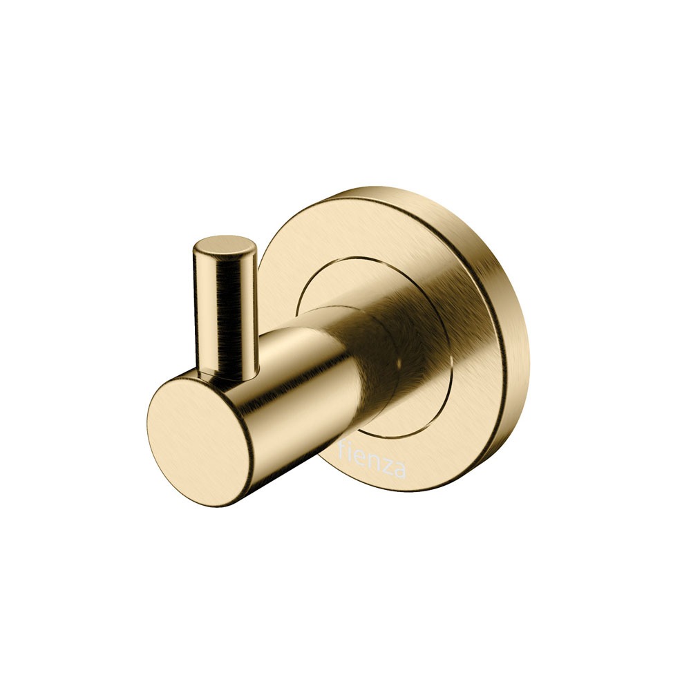 Fienza Kaya Robe Hook Urban Brass Gold