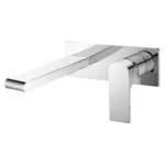 Nero Bianca Wall Basin Mixer Chrome