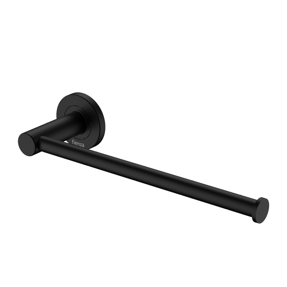 Fienza KAYA Hand Towel Rail/Roll Holder Matte Black