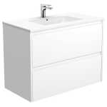 Fienza Dolce Amato 900 Matte White Vanity Wall-Hung