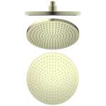 Nero Opal Air Shower Head 230mm Round Brushed Gold