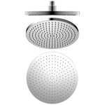 Nero Opal Air Shower Head 230mm Round Chrome