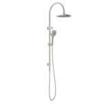 Nero Opal Twin Shower 2 in 1 Multifunction Brushed Nickel