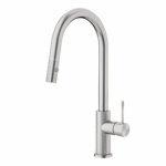 Nero Opal Pull Out Sink Mixer Brushed Nickel