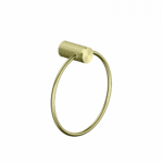 Nero Opal Brushed Gold Towel Ring