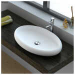 Fienza Antonia Solid Surface Basin Matte White