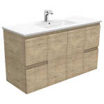 Fienza Dolce Edge Scandi Oak 1200 Wall-Hung Vanity