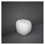 Rak Cloud Matte White Rimless Back to Wall Pan