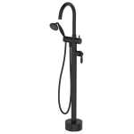 Fienza Eleanor Floor Mixer & Shower, Matte Black / Matte Black