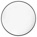 Ovia 700mm Black Framed Round Mirror