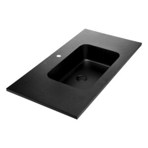 MONTANA 900 Matte Solid Surface Basin-Top 1Tap Hole