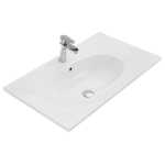 Fienza Rotondo 750 Ceramic Basin-Top