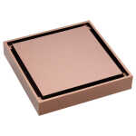 Square Tile 2-in-1 Floor Waste, 88mm Outlet, Rose Gold