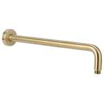 Ovia Milan Brushed Gold 400mm Shower Arm Round
