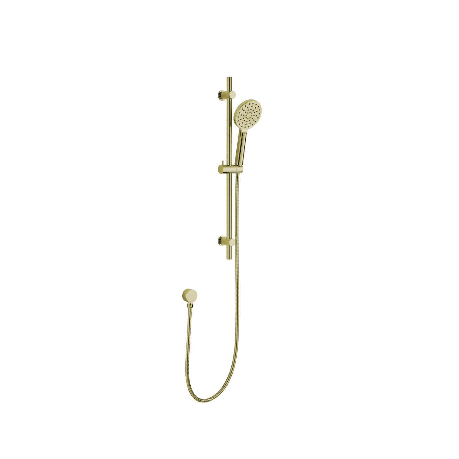 Ovia Milan Brushed Gold Hand Shower on Rail