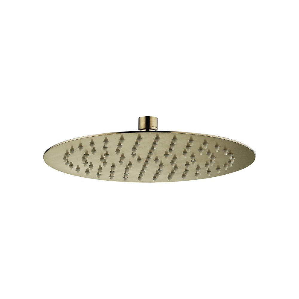 Ovia Milan Brushed Gold 250mm Shower Head