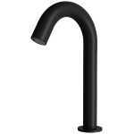 Nero Matte Black Electronic Sensor Bench Basin Tap Curved Gooseneck