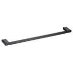 Cora Single Towel Rail 600mm Matte Black