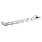 Cora Double Towel Rail 800mm Chrome