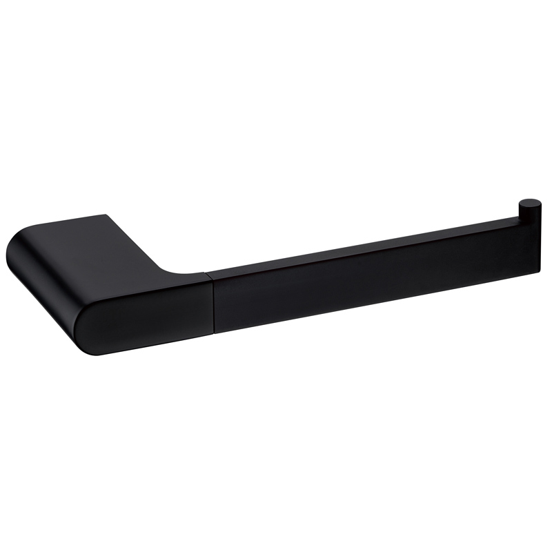 Cora Toilet Roll Paper Holder Matte Black