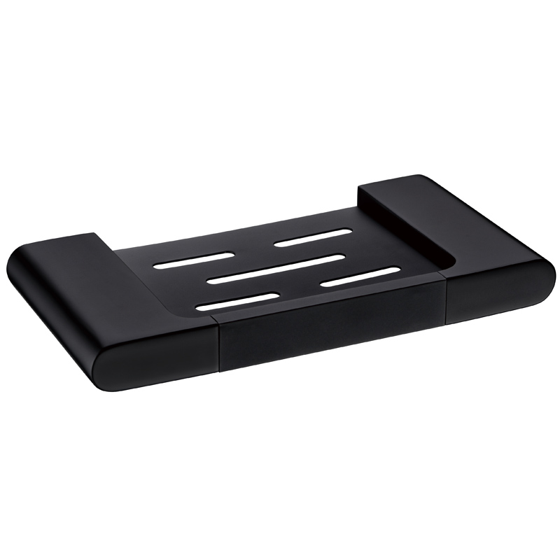 Cora Soap Holder Dish Matte Black