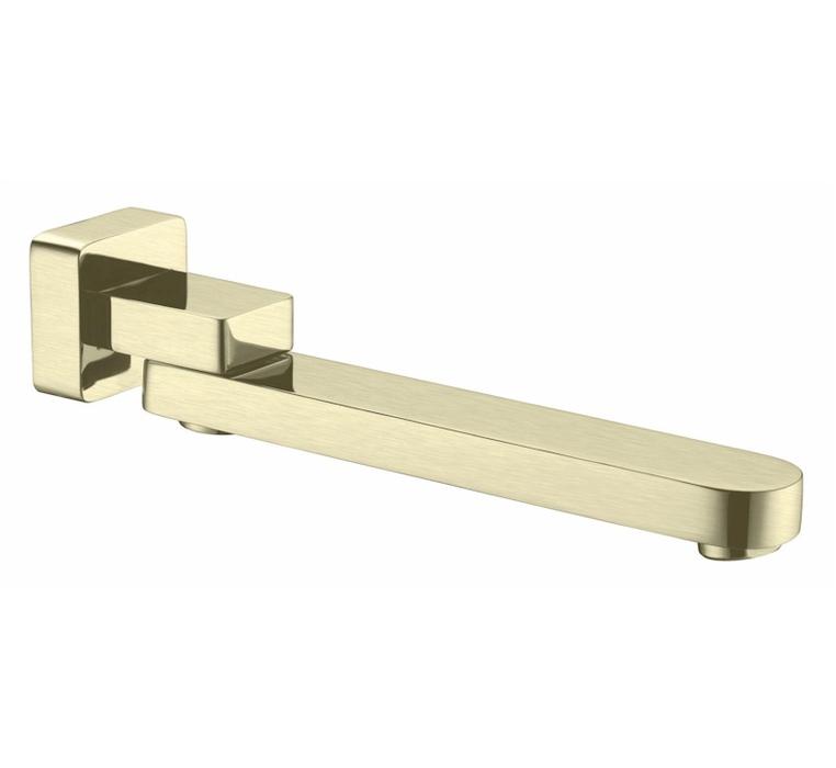 Nero Bianca/Ecco Swivel Bath Spout Brushed Gold