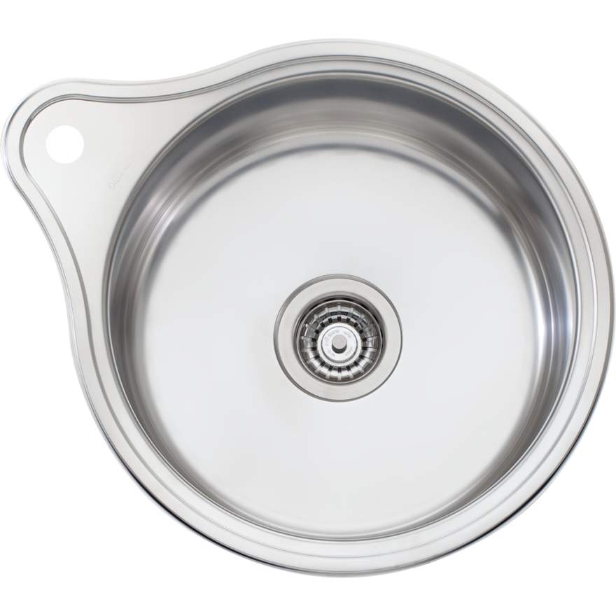 Solitaire Round Bowl Sink With Tap Landing