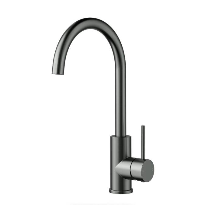 Ovia Milan Swivel Kitchen Mixer Gunmetal Grey