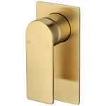 Ruki Wall Shower Mixer Brushed Gold - Clearance