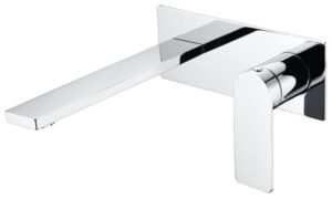 Ruki Wall Combination Basin Mixer Chrome - Clearance