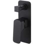 Eden Soft Square Diverter Mixer Matte Black